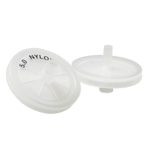 [S_NYS502550] Filtros de jeringa de nailon estériles Abluo 5.0 micrones 25 mm (50/paq) - S_NYS502550