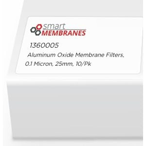 [S_1360005] Filtros de membrana de óxido de aluminio 0 1 micras 25 mm paquete de 10 - S_1360005
