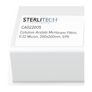 [S_CA022005] Filtros de membrana de acetato de celulosa 0 2 micrones 200 x 200 mm paquete de 5 - S_CA022005