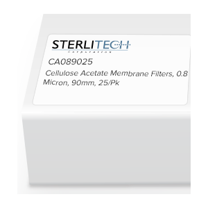 [S_CA089025] Filtros de membrana de acetato de celulosa 0 8 micrones 90 mm paquete de 25 - S_CA089025