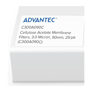 [S_C300A090C] Filtros de membrana de acetato de celulosa 3 0 micrones 90 mm paquete de 25 - S_C300A090C