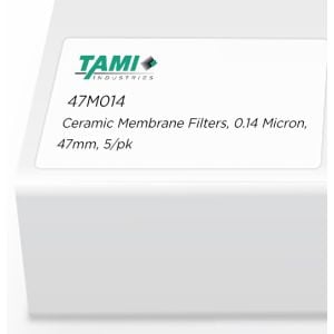 [S_47M014] Membrana cerámica TAMI 0 14 micrones 47 mm paquete de 5 - S_47M014