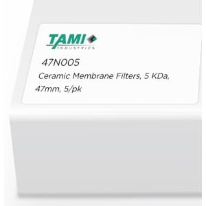[S_47N005] Membrana cerámica TAMI 5 KD 47 mm paquete de 5 - S_47N005