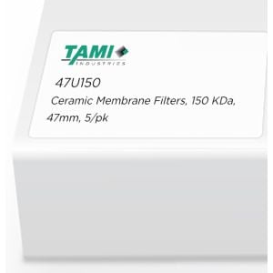 [S_47U150] Membrana cerámica TAMI 150 kD 47 mm paquete de 5 - S_47U150