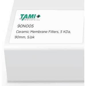 [S_90N005] Membrana cerámica TAMI 5 KD 90 mm paquete de 5 - S_90N005
