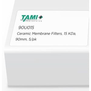 [S_90U015] Membrana cerámica TAMI 15 KD 90 mm paquete de 5 - S_90U015