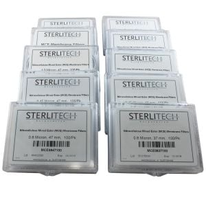 [S_A010A013A] Filtros de membrana de éster mixto de nitrocelulosa (MCE) 0 1 micras 13 mm paquete de 100 - S_A010A013A