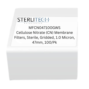 [S_MFCN047100GWS] Filtros de membrana de nitrato de celulosa (CN) estériles con rejilla 1 0 micras 47 mm paquete de 100 - S_MFCN047100GWS