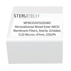 [S_MFMCE047022GWS] Filtros de membrana de éster mixto de nitrocelulosa (MCE) estériles con rejilla 0 22 micras 47 mm paquete de 100 - S_MFMCE047022GWS