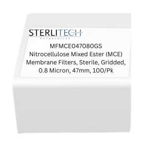 [S_MFMCE047080GS] Filtros de membrana de éster mixto de nitrocelulosa (MCE) estériles con rejilla 0 8 micras 47 mm paquete de 100 - S_MFMCE047080GS
