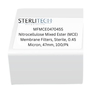 [S_MFMCE047045S] Filtros de membrana de éster mixto de nitrocelulosa (MCE) estériles 0 45 micrones 47 mm paquete de 100 - S_MFMCE047045S