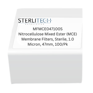 [S_MFMCE047100S] Filtros de membrana de éster mixto de nitrocelulosa (MCE) estériles 1 0 micras 47 mm paquete de 100 - S_MFMCE047100S