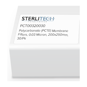 [S_PCT00320030] Filtros de membrana de policarbonato (PCTE) 0 03 micrones 200 x 250 mm paquete de 30 - S_PCT00320030