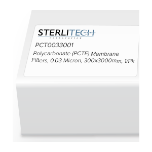 [S_PCT0033001] Filtros de membrana de policarbonato (PCTE) 0 03 micrones 300 x 3000 mm 1/paquete - S_PCT0033001