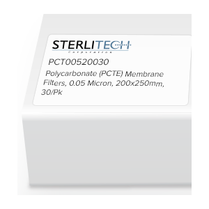 [S_PCT00520030] Filtros de membrana de policarbonato (PCTE) 0 05 micrones 200 x 250 mm paquete de 30 - S_PCT00520030
