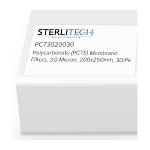 [S_PCT3020030] Filtros de membrana de policarbonato (PCTE) 3 0 micrones 200 x 250 mm paquete de 30 - S_PCT3020030