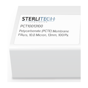 [S_PCT10013100] Filtros de membrana de policarbonato (PCTE) 10 0 micrones 13 mm paquete de 100 - S_PCT10013100