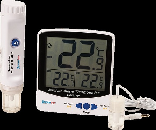 [HT-4143A] Termómetro Mín/Máx Pantalla Triple con Sensor Inalámbrico - HT-4143A