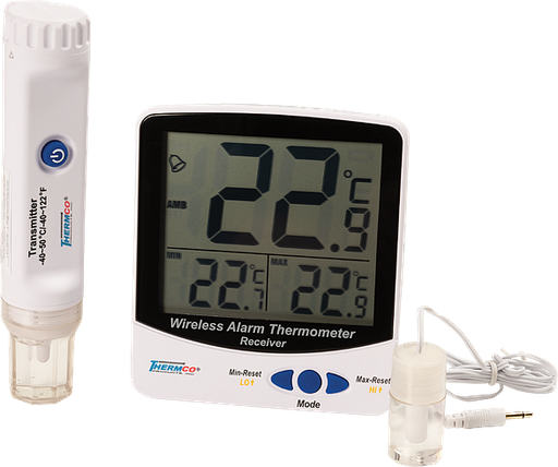 [HT-4143A] Termómetro Mín/Máx Pantalla Triple con Sensor Inalámbrico - HT-4143A