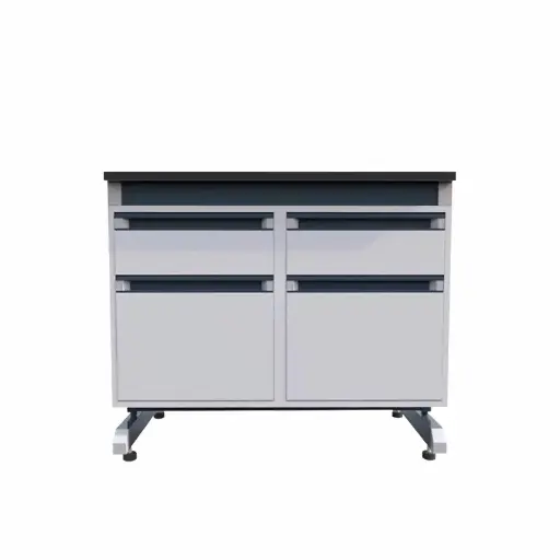 [B-01-010987] Banco de Laboratorio Acero-Madera B-01-010987