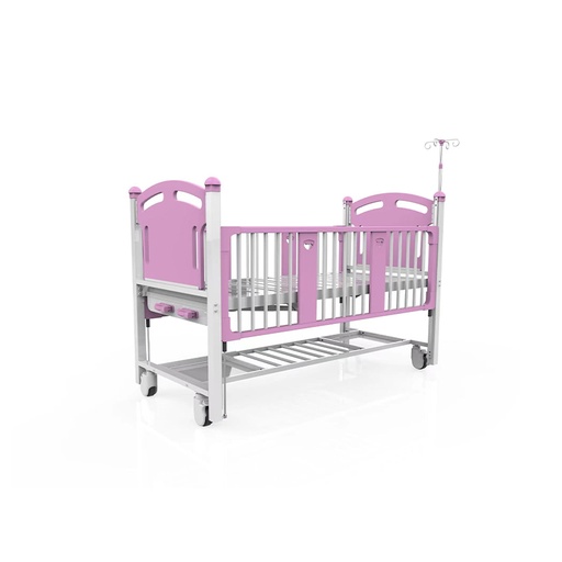 [B-01-011143] Cama de Hospital Manual 2 Funciones Pediátrica (Punzonado)