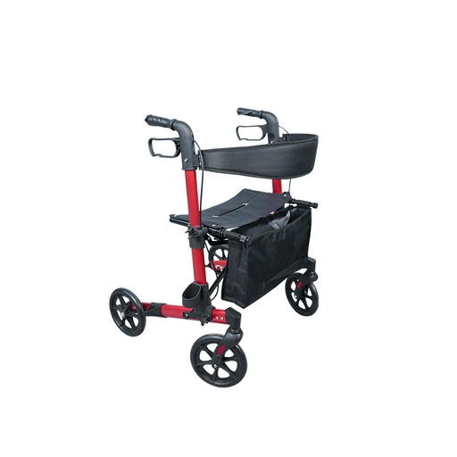 [B-01-011164] Andador Plegable con Ruedas, Asiento y Cesta