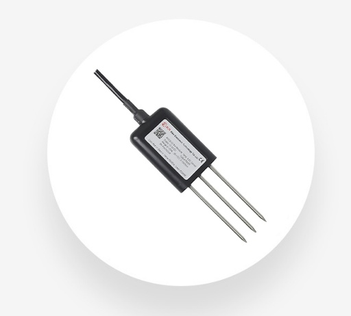 [B-01-05-05-1200] Sensor de Humedad, Temperatura y CE del Suelo