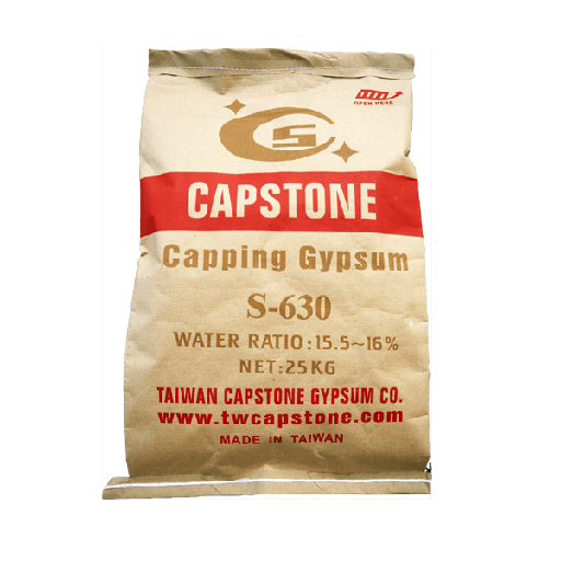  Yeso para Refrentar, 620 kgf/cm2, 40 min, 15.5-16% agua/yeso (25 kg) CAPSTONE S-630 