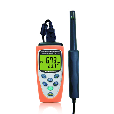 Tenmars TM-184 Precision Temperatura / Humedad Medidor with Datalogging Function