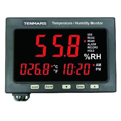 Tenmars TM-185A Temperatura / Humedad LED Monitor