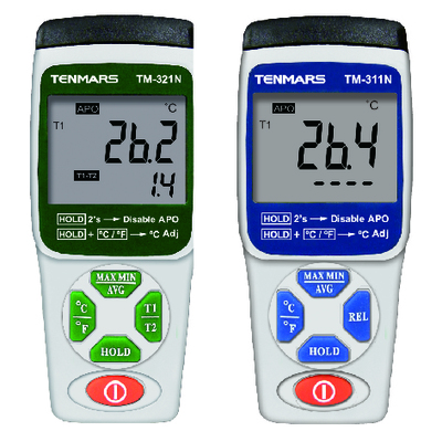 Tenmars TM-311N/TM-321N Single / Dual K Type Termometro