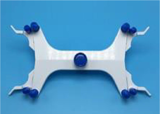 Pinza doble bureta de aluminio - WP