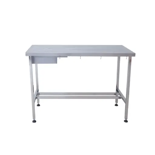 [B2-01-011028] mesa de operaciones simple de acero inoxidable
