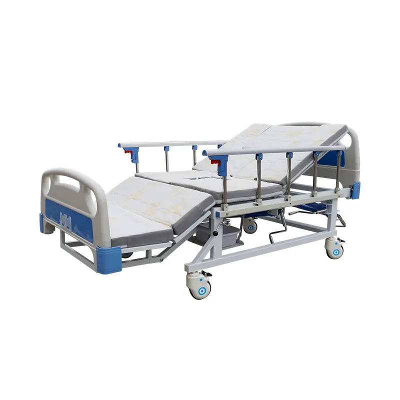 Cama de hospital giratoria manual