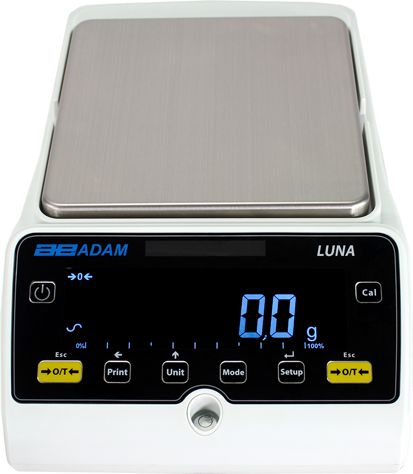 Balanza de precisión Adam Luna, 2600 g x 0,01 g, calibración externa - 120/220 V 50/60 Hz