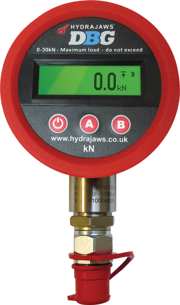 Indicadores digitales con acoplador hidráulico macho