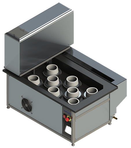 [HC-3058.3F] Aparato Vicat 8 estaciones ASTM, 120/220 V 50/60 Hz