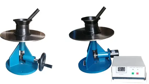 MESA DE FLUJO PARA MORTERO DE CEMENTO