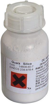 Arena de calibración, fina