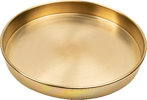 [INGCIVIL-592877] Bandeja de tamiz inferior de laton de 8" de diametro y 1" (25 mm) de profundidad, <span style="white-space: nowrap;">H-3960P</span>