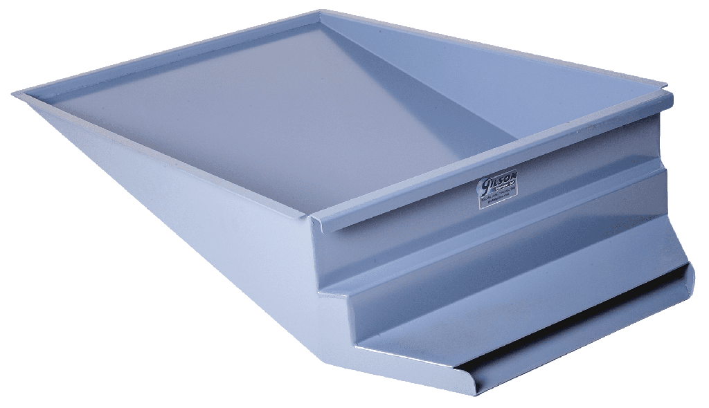 Bandeja de tolva inclinada