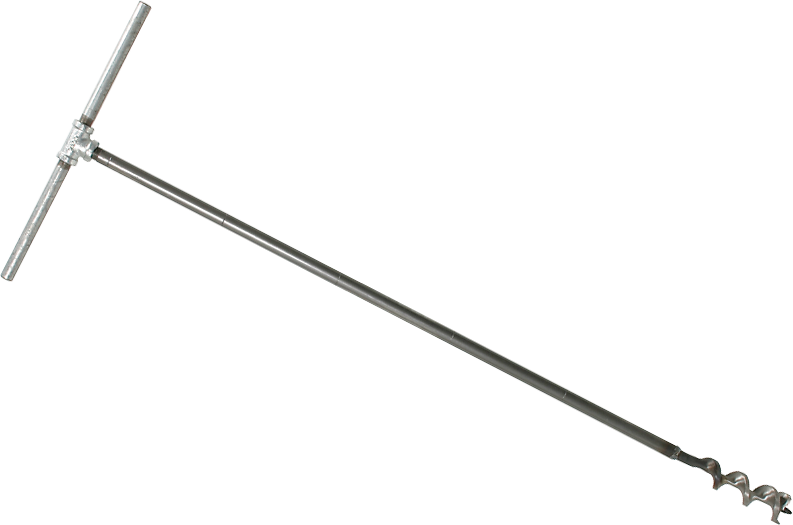 Barrena para muestreo de suelo, <span style="white-space: nowrap;">Tipo espiral</span>