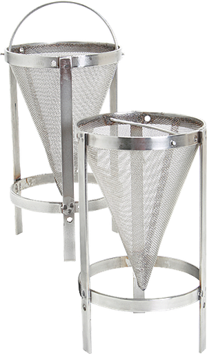 [H-1495.1] Extractor de reflujo de asfalto, 1000 g, cono de malla metalica, soporte para muestras de 500 g (juego de 2)