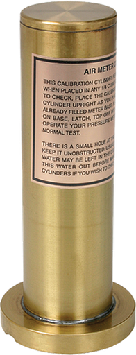 [H-2789] Calibrador de medidor de aire para hormigón (5%), latón