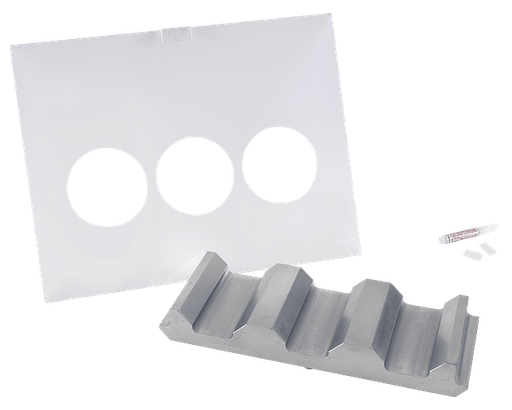 [H-2956.8] Accesorio de plantilla 3 x 6 con placa de plastico para H-2956A