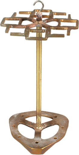 [H-3243B] Soporte para barra de prueba de mortero, 10"