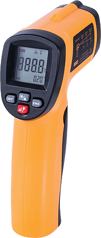 [H-3593A] Termómetro, pistola de infrarrojos, infrarrojos, óptica 12-1