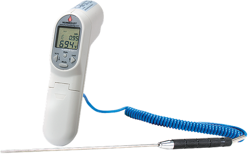[H-3599] Termómetro, pistola de infrarrojos, termopar tipo K