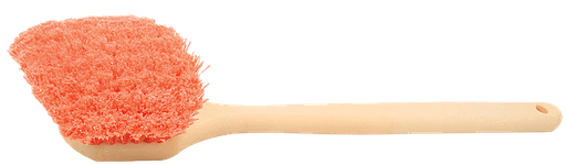 [H-3639.20] Cepillo Crete resistente a los ácidos, mango de 20 pulgadas