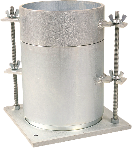 [H-4149] Molde CBR con base solida, 6"